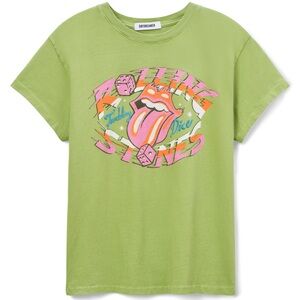 Rolling Stones Tumbling Dice Tour Tee in Matcha